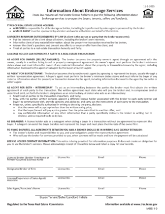 Free Texas Real Estate Listing Agreement Pdf Word