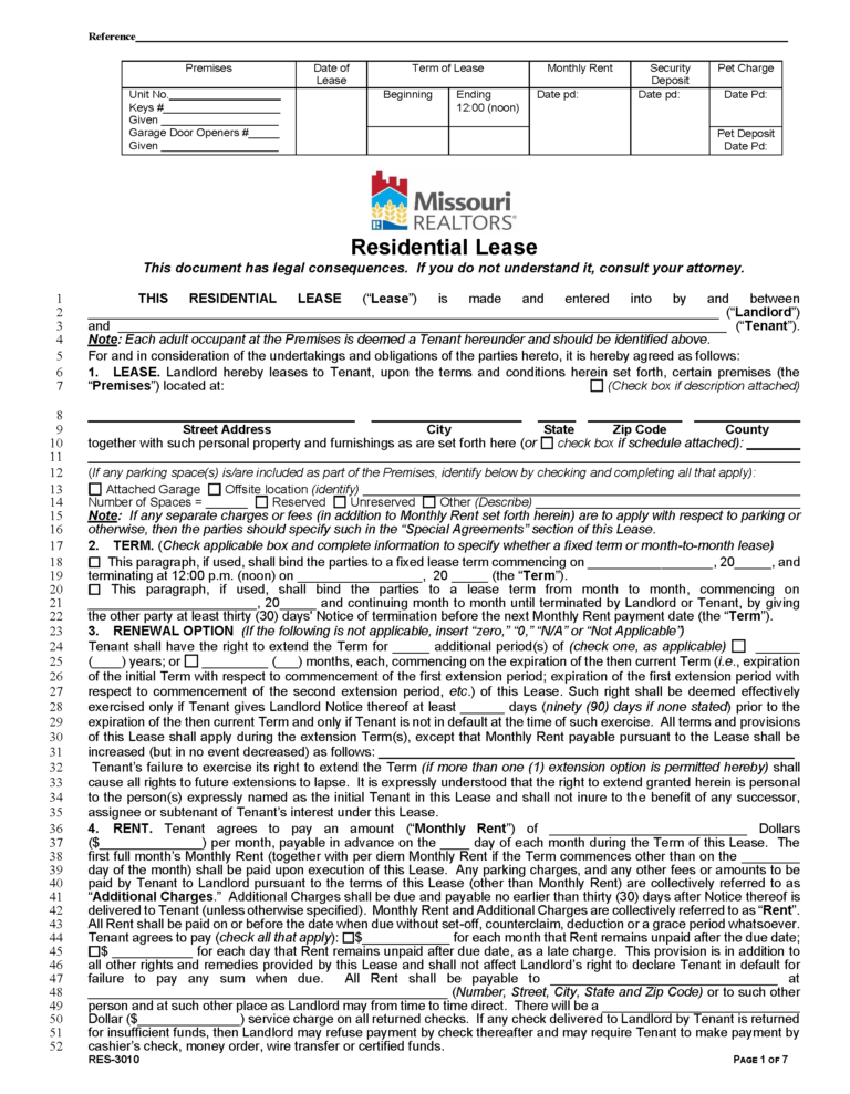 free-missouri-standard-residential-lease-agreement-pdf-word