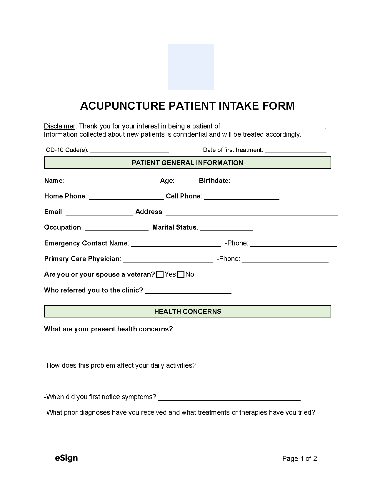 Free Client Intake Forms 35 PDF Word