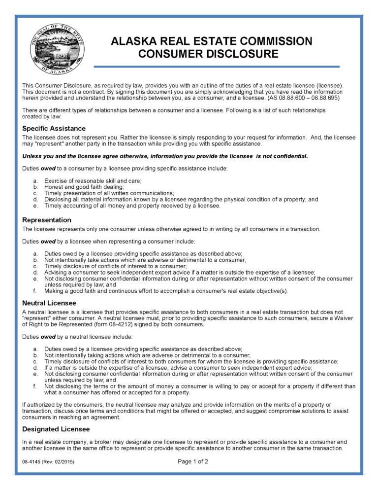 Free Alaska Residential Purchase and Sale Agreement PDF Word