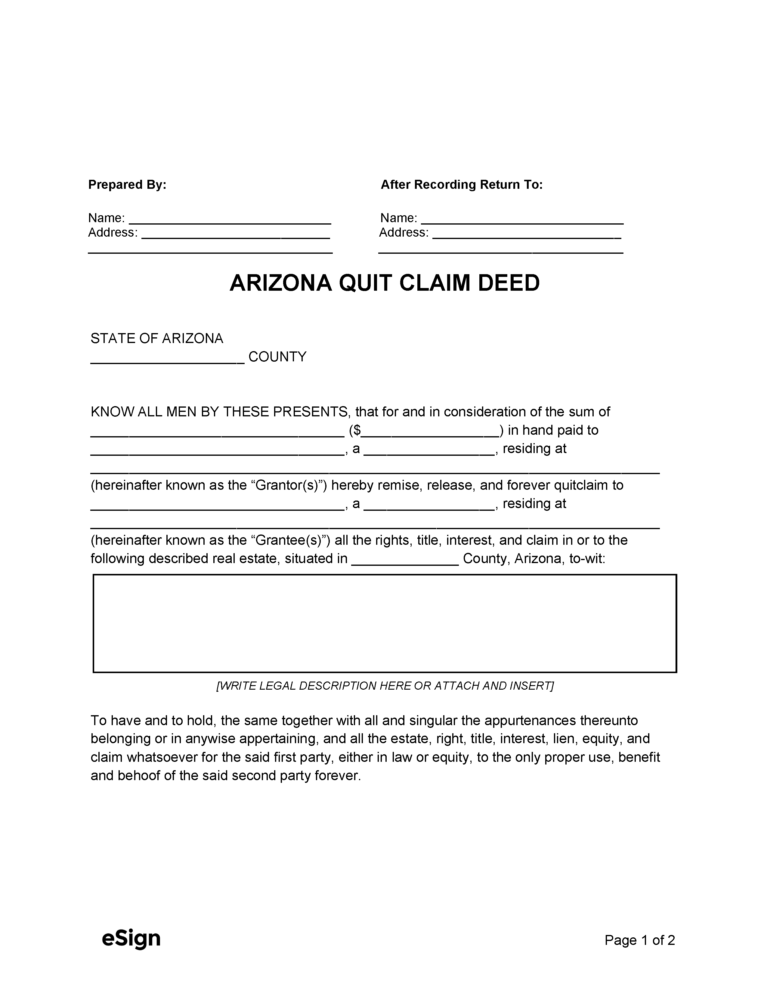 blank arizona quit claim deed        
        <figure class=