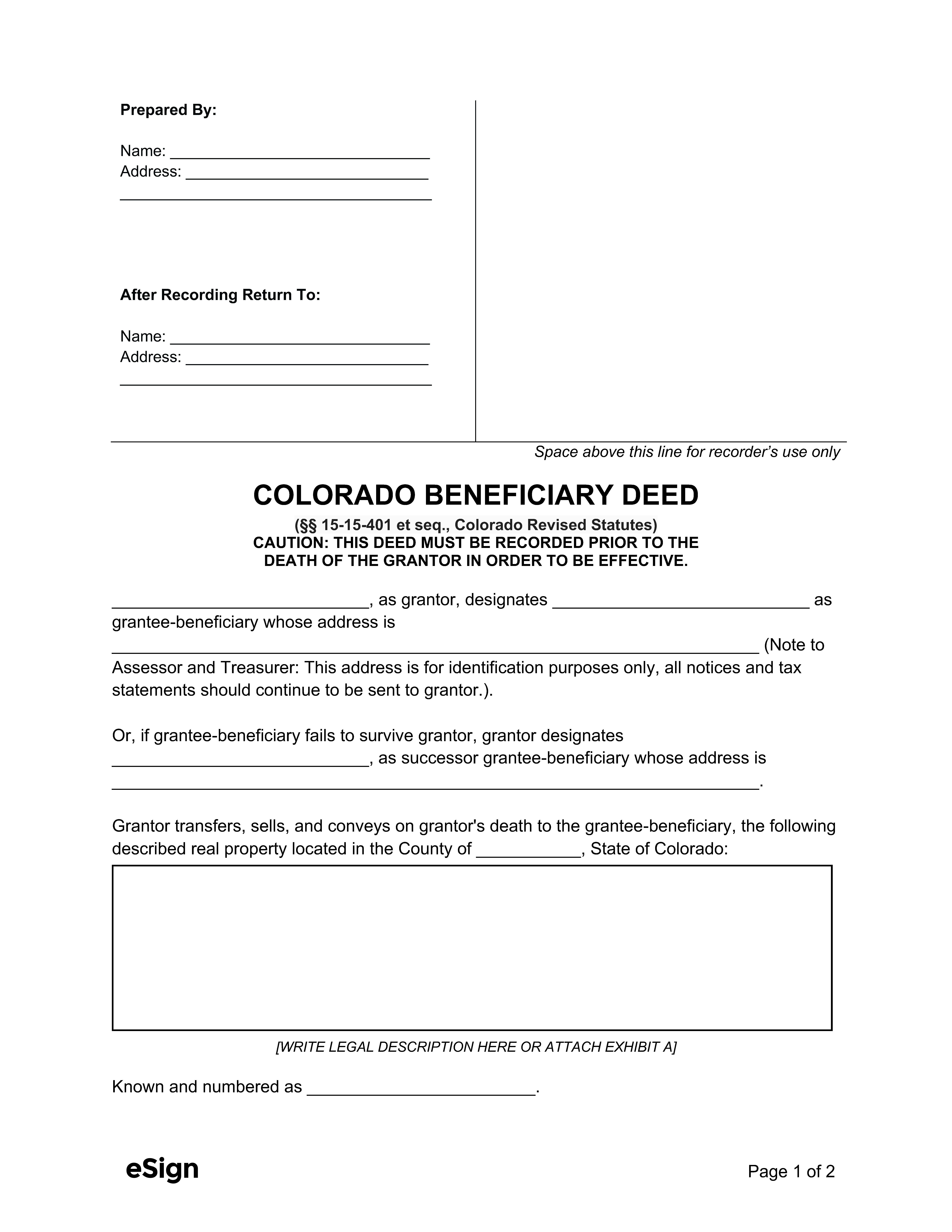 Beneficiary Certificate Sample