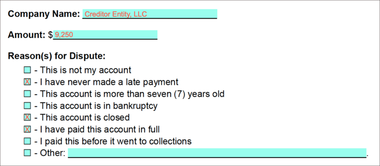 How To Dispute A Collection Charge On Credit Report