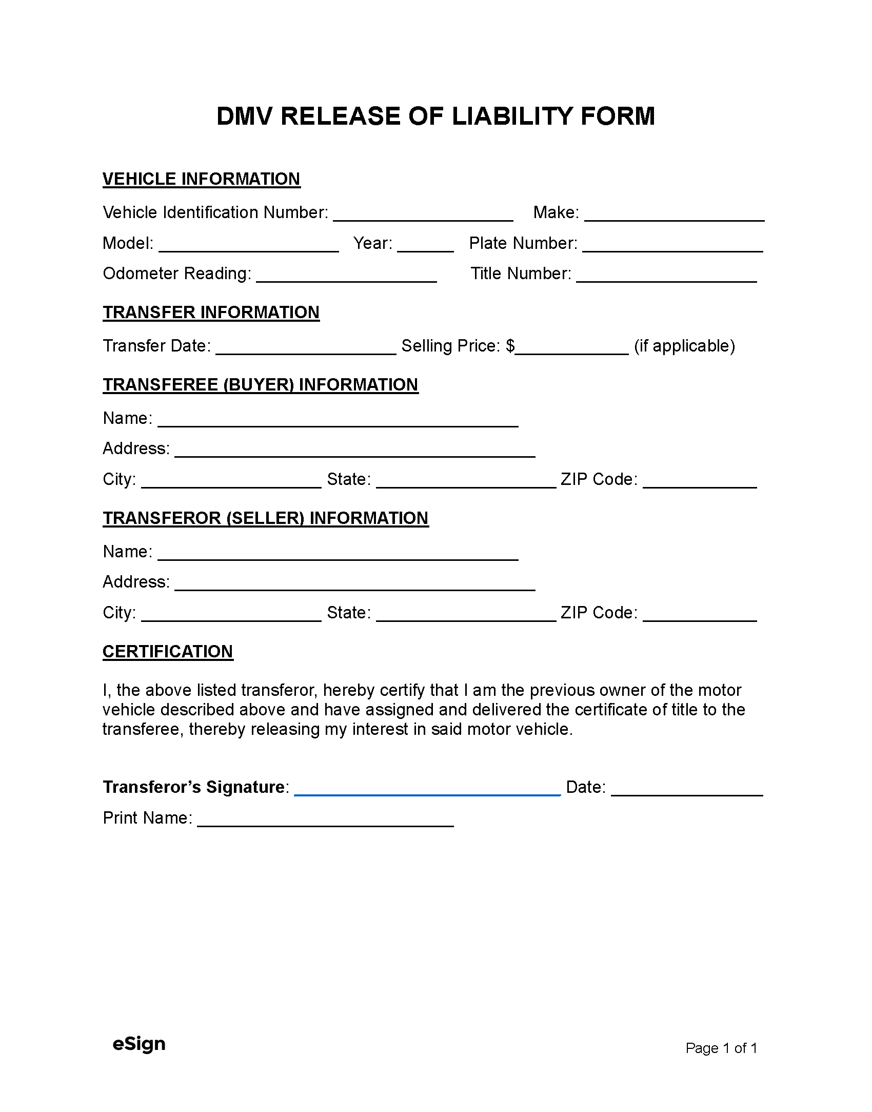 Free Release of Liability (Waiver) Forms (20) | PDF | Word