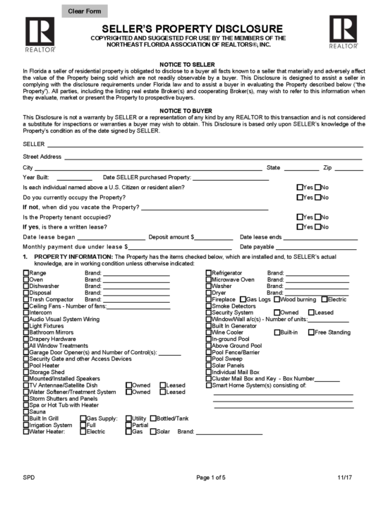Free Florida Real Estate Listing Agreement | PDF | Word