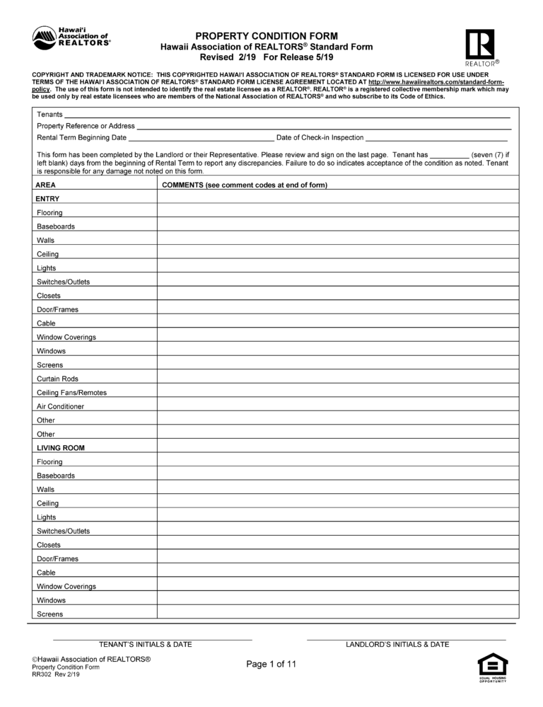 free-hawaii-move-in-move-out-checklist-pdf