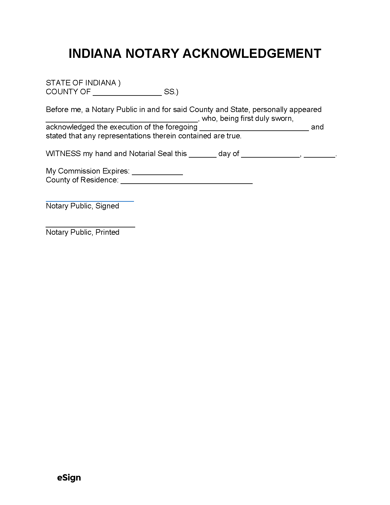 Free Texas Notary Acknowledgment Form PDF Word, 44% OFF