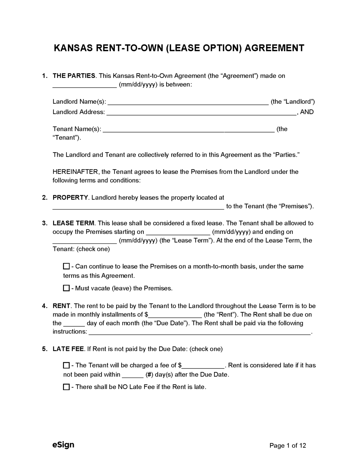 free-kansas-rent-to-own-lease-option-agreement-pdf-word