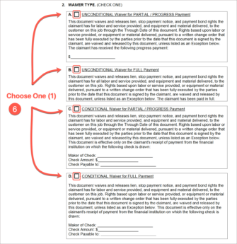 Free Lien Waiver Forms | PDF | Word