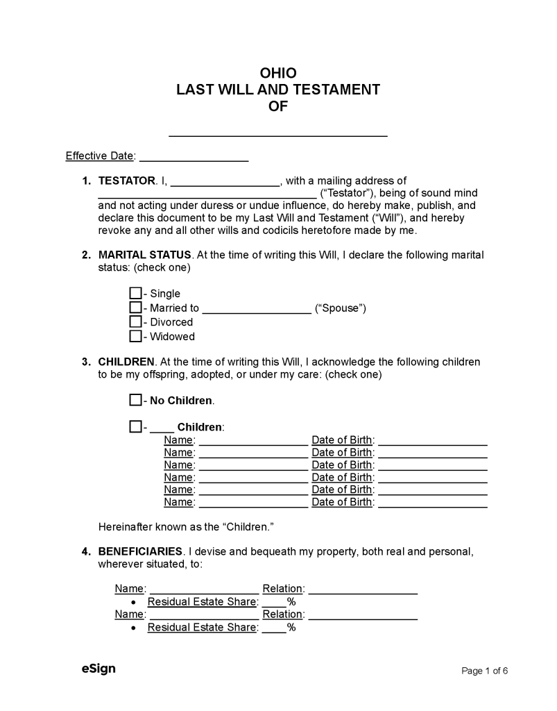 free-ohio-last-will-and-testament-template-pdf-word