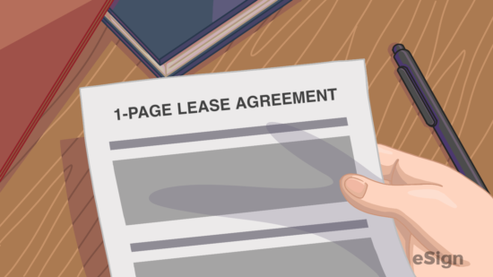 free simple 1 page lease agreement template pdf word