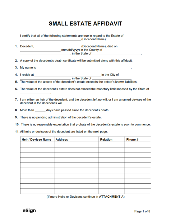 free-small-estate-affidavit-forms-pdf-word