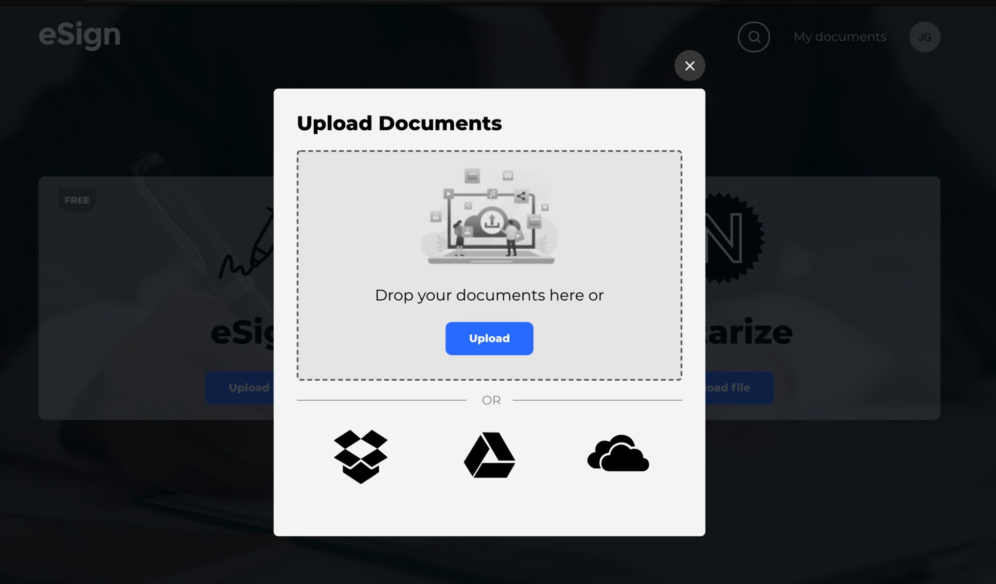 Sign a PDF Online | 100% Free Digital Signature - eSign