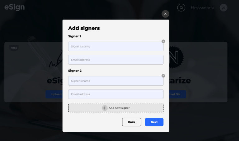 Sign a PDF Online | 100% Free Digital Signature - eSign