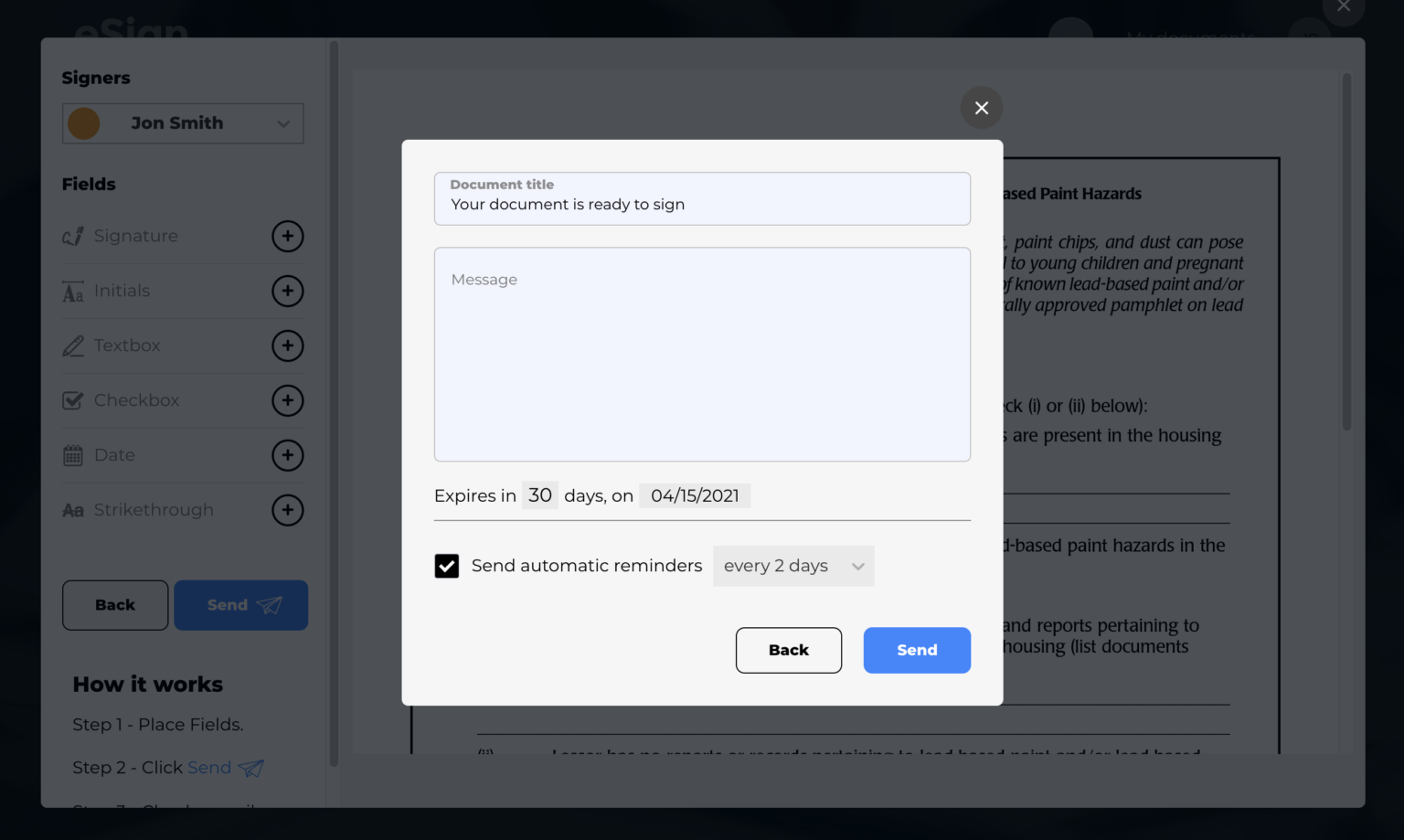 Sign a PDF Online 100 Free Digital Signature eSign
