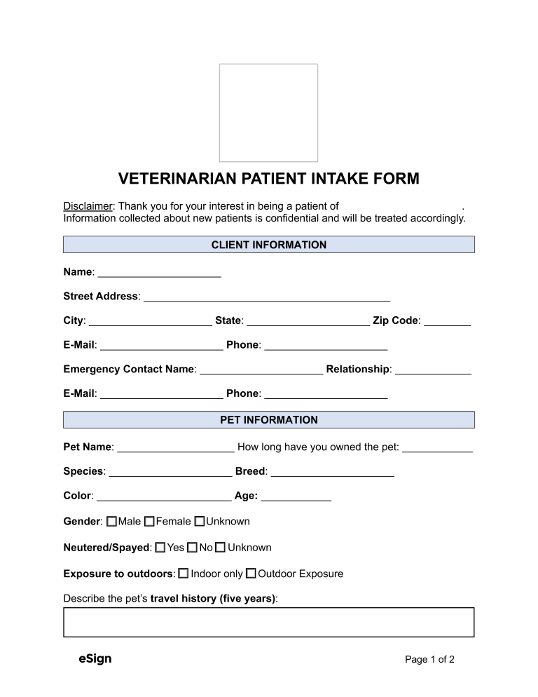 free-veterinarian-patient-intake-form-pdf-word