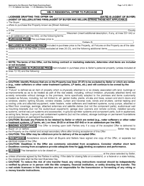 free-wisconsin-residential-purchase-and-sale-agreement-pdf-word